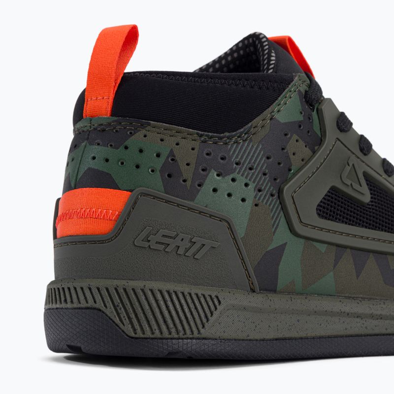 Leatt 3.0 Flat férfi platform kerékpáros cipő zöld/fekete 3023048655 9