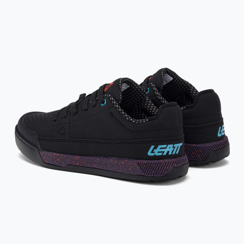 Leatt 2.0 Flat női platform kerékpáros cipő fekete 3023049501 3