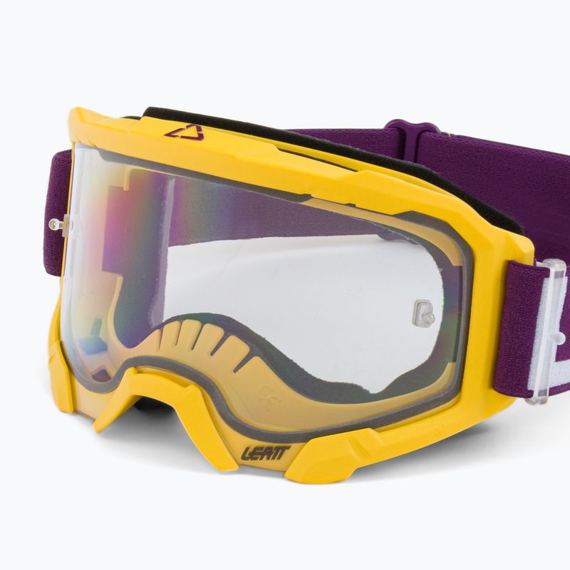Leatt Velocity 4.5 indigó / tiszta kerékpáros szemüveg 8023020450 5