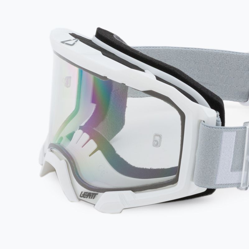 Leatt Velocity 4.5 fehér / tiszta kerékpáros szemüveg 8023020480 5