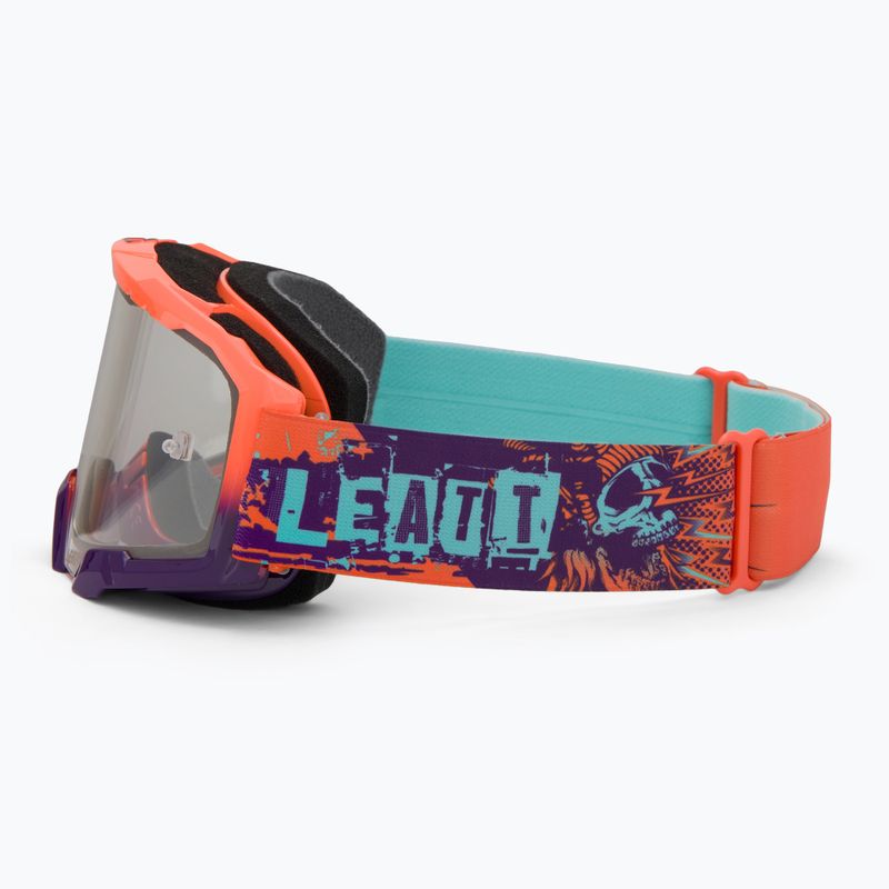 Kerékpáros szemüveg Leatt Velocity 4.5 orange/clear 4