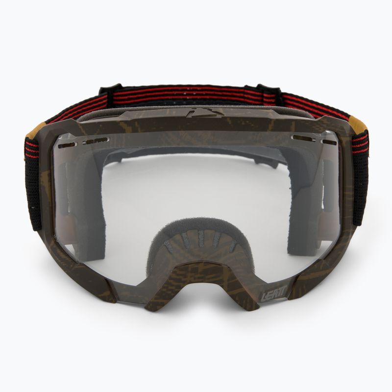 Kerékpáros szemüveg Leatt Velocity 4.0 MTB X-Flow timber/clear 2