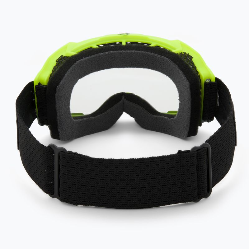 Kerékpáros szemüveg Leatt Velocity 4.0 MTB lime/clear 3