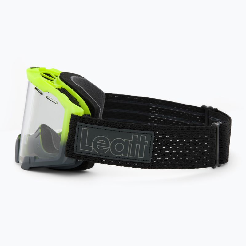 Kerékpáros szemüveg Leatt Velocity 4.0 MTB lime/clear 4