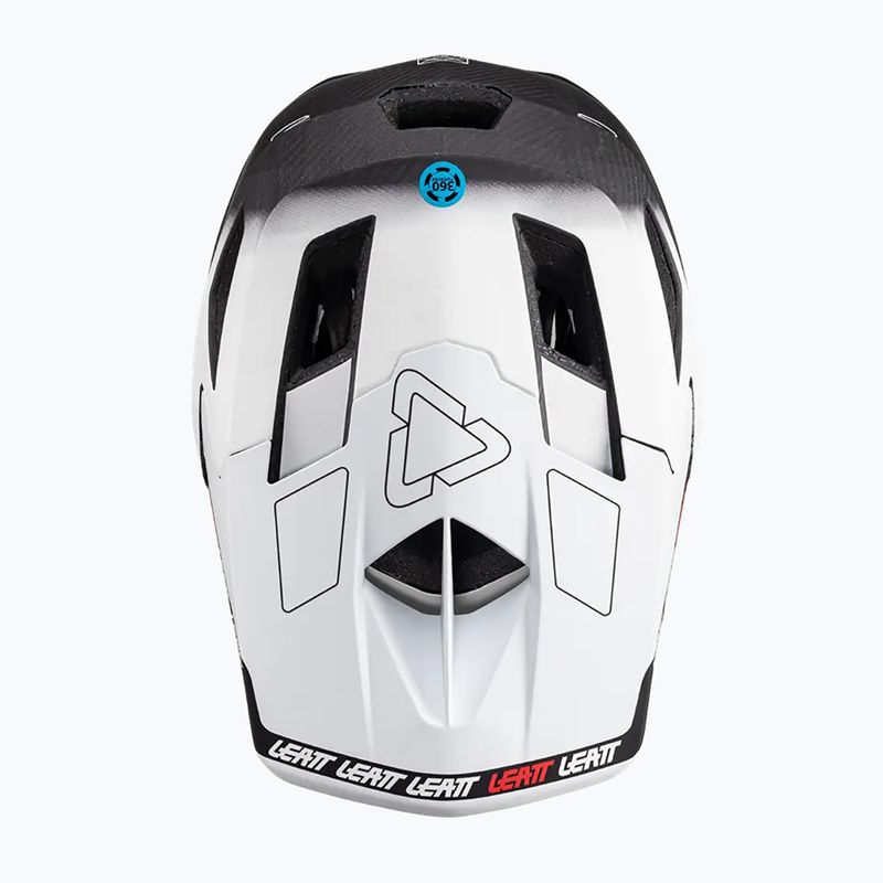Kerékpáros sisak Leatt MTB Gravity 6.0 Carbon V24 white 6