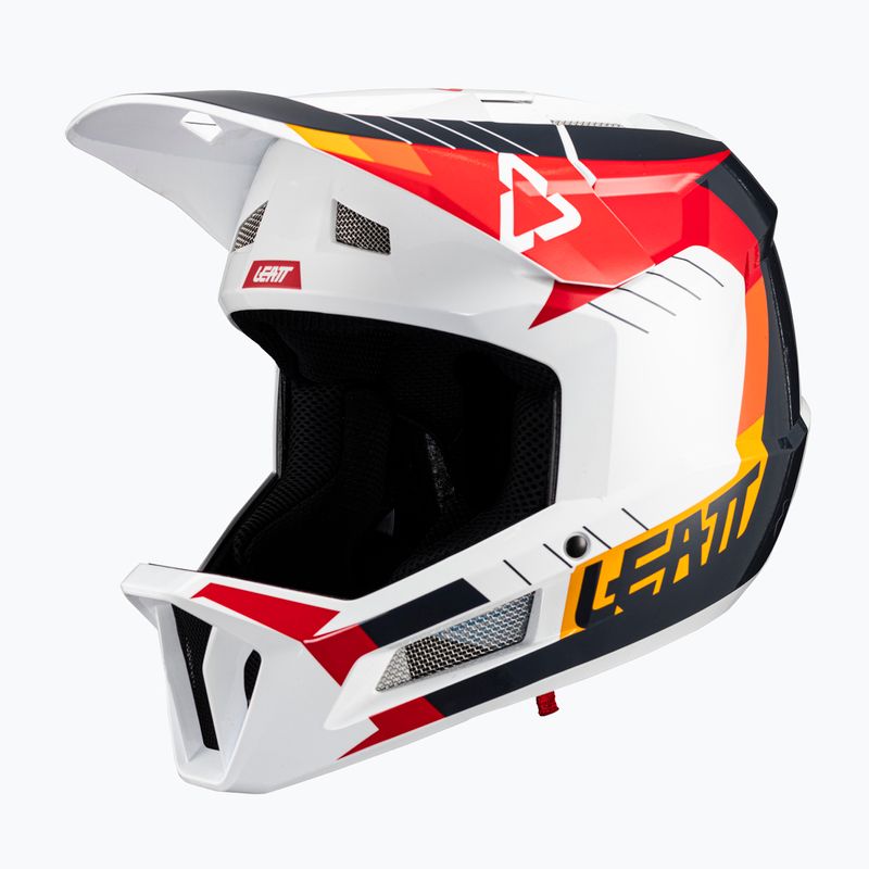 Leatt MTB kerékpáros sisak Gravity 2.0 V24 fehér/piros 2