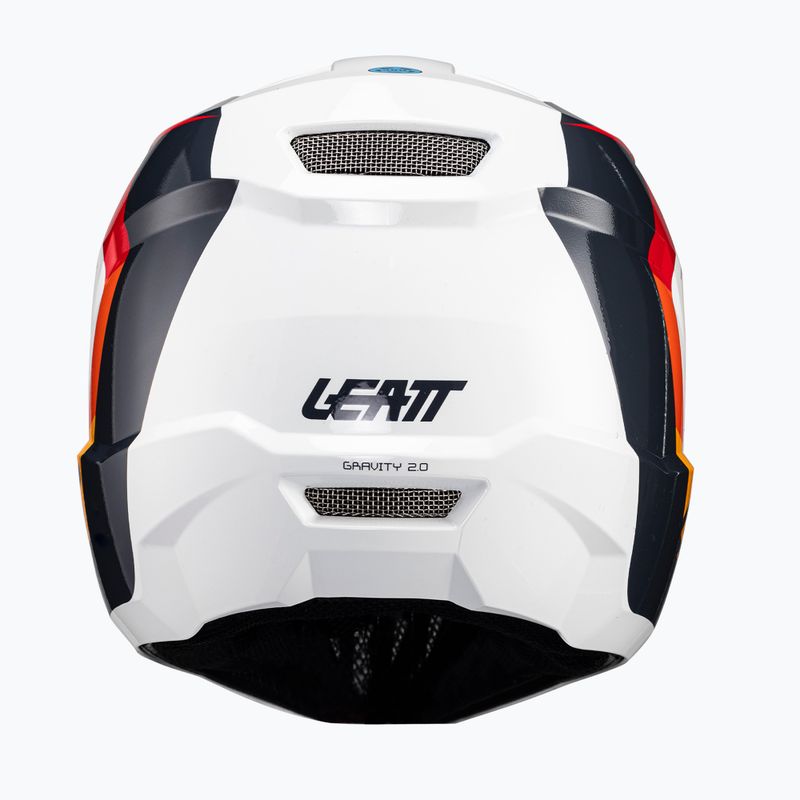 Leatt MTB kerékpáros sisak Gravity 2.0 V24 fehér/piros 6