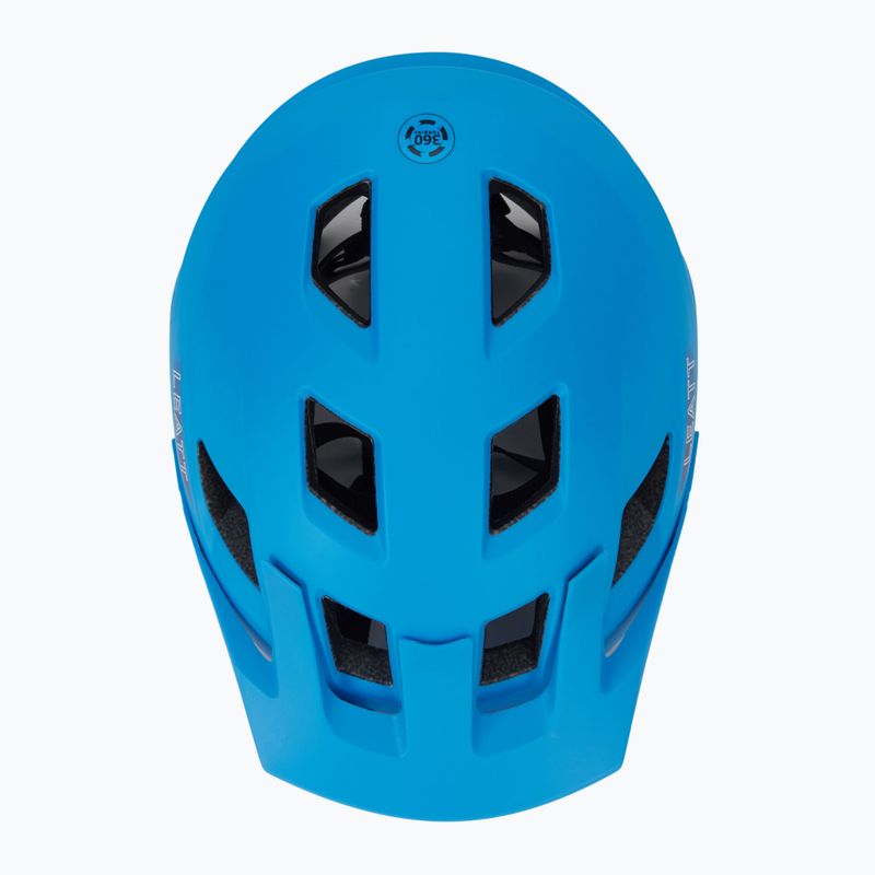 Leatt MTB kerékpáros sisak AllMtn 1.0 V24 ciánkék 6