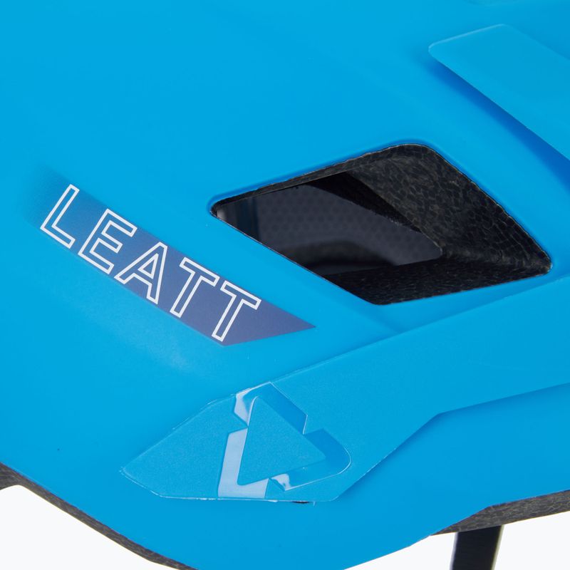 Leatt MTB kerékpáros sisak AllMtn 1.0 V24 ciánkék 7