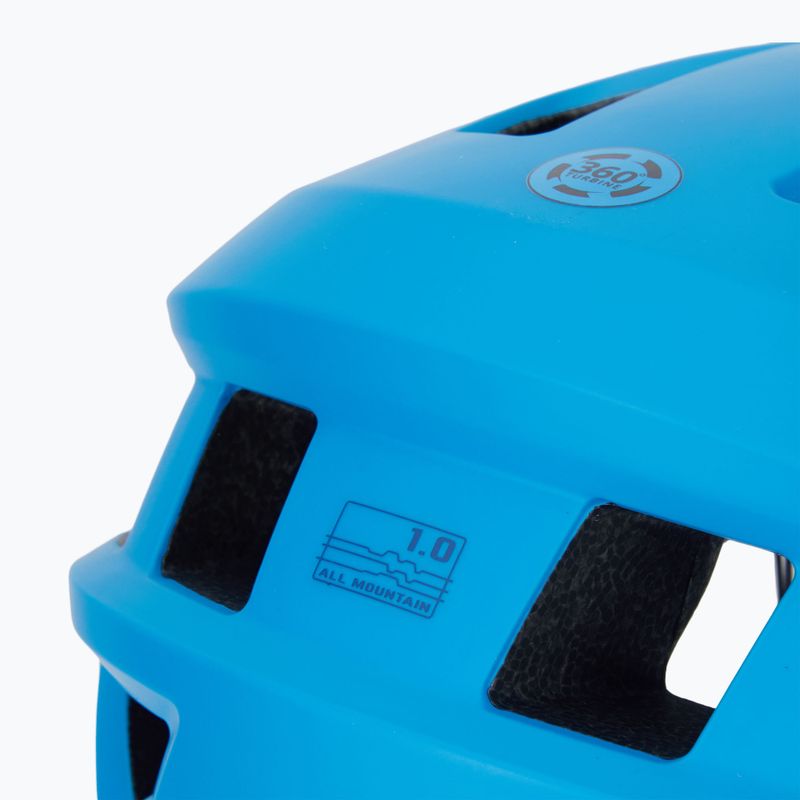 Leatt MTB kerékpáros sisak AllMtn 1.0 V24 ciánkék 8