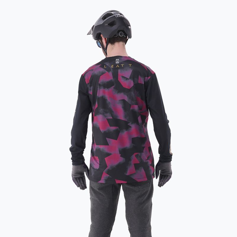 Férfi kerékpáros hosszú ujjú Leatt MTB Gravity 3.0 purple 2
