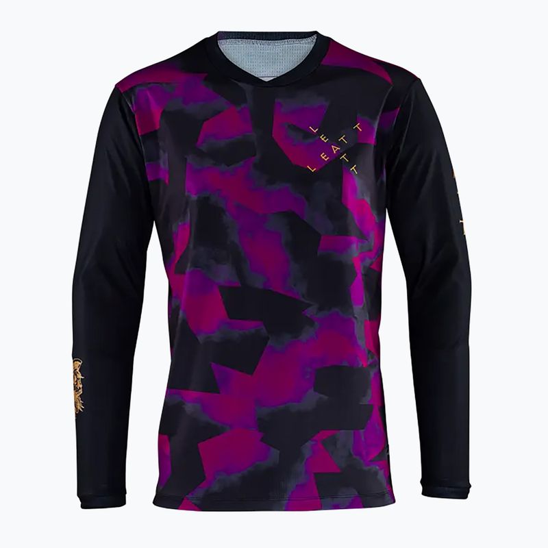Férfi kerékpáros hosszú ujjú Leatt MTB Gravity 3.0 purple 3