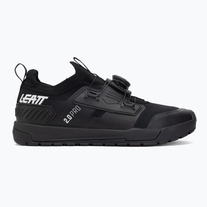 Leatt férfi platform kerékpáros cipő ProFlat 2.0 black 2