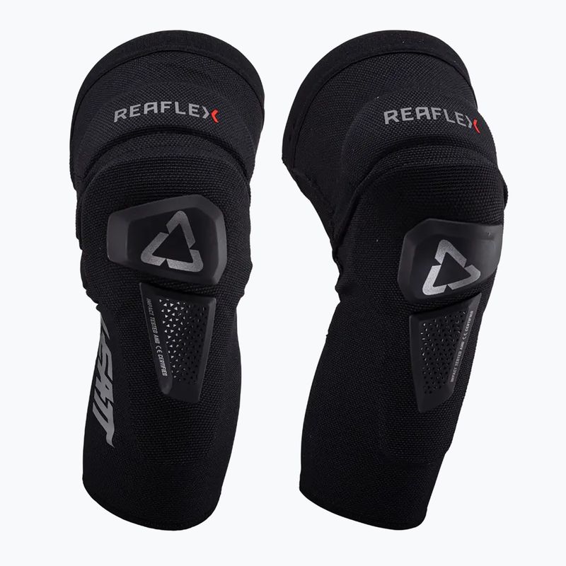 Leatt ReaFlex Hybrid Pro térd- és sípcsontprotektorok fekete színben 3