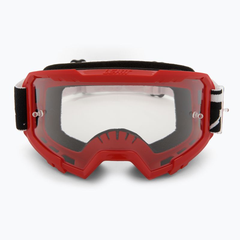Gyerek kerékpáros szemüveg Leatt Vizion 2.5 Small red 2