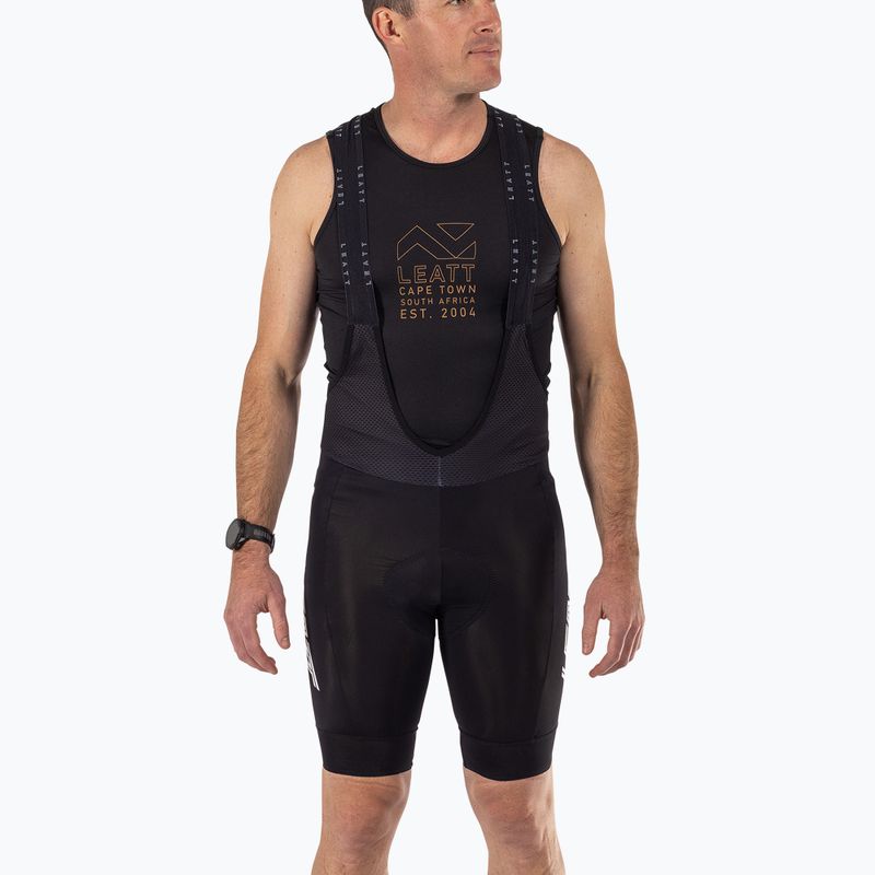 Férfi Leatt MTB Endurance 6.0 Bib fekete kerékpáros rövidnadrág