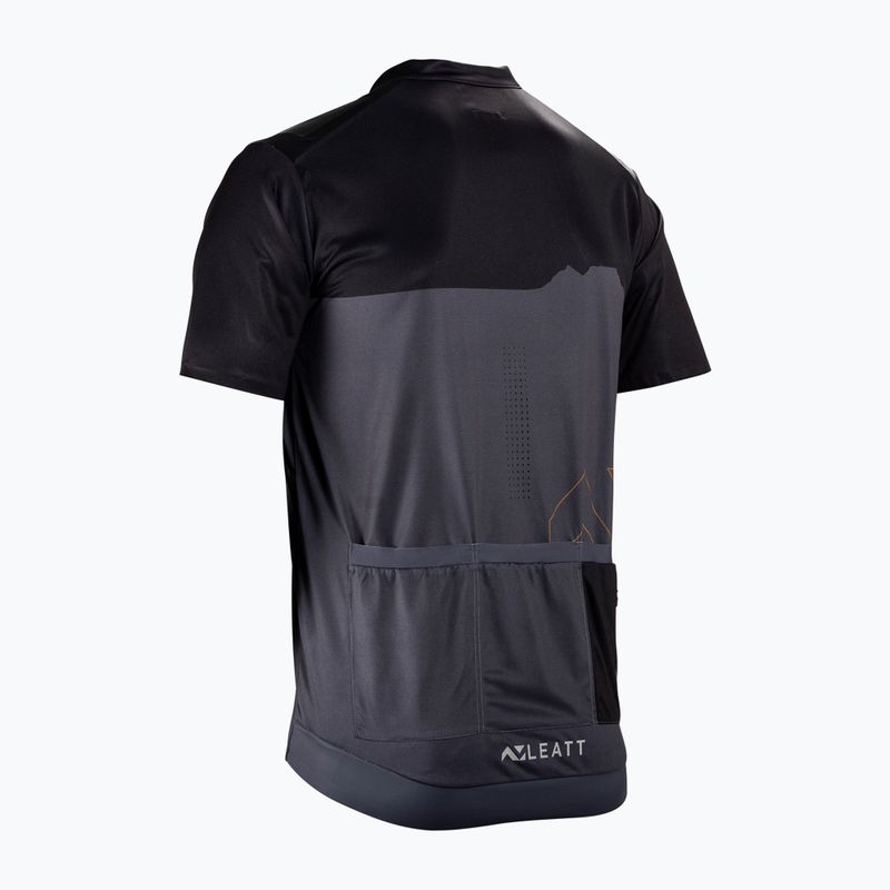 Férfi Leatt MTB Trail 3.0 kerékpáros mez fekete 8