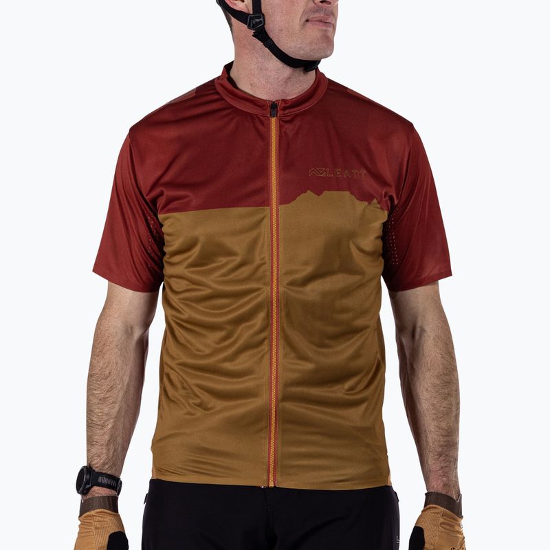 Férfi Leatt MTB Trail 3.0 lava kerékpáros mez