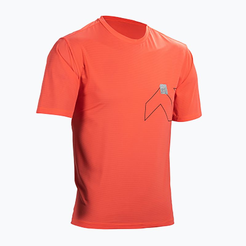 Férfi Leatt MTB Trail 1.0 X-Flow X-Flow kerékpáros mez neon színű 4