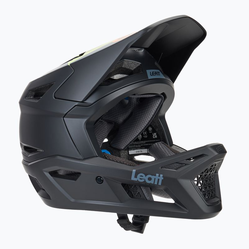 Leatt MTB kerékpáros sisak Gravity 4.0 V25 fekete