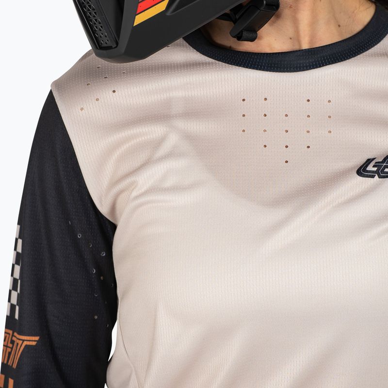 Női kerékpározás hosszú ujjú Leatt MTB Enduro 4.0 W krém 4