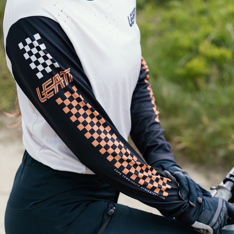 Női kerékpározás hosszú ujjú Leatt MTB Enduro 4.0 W krém 14