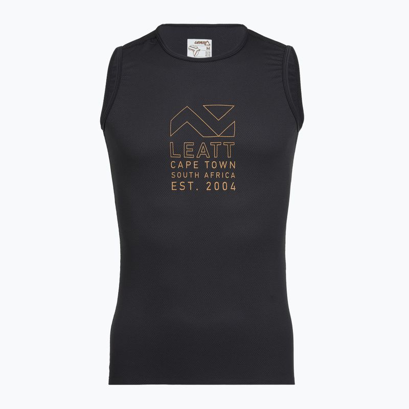 Férfi kerékpáros mez Leatt Sleeveless Base black