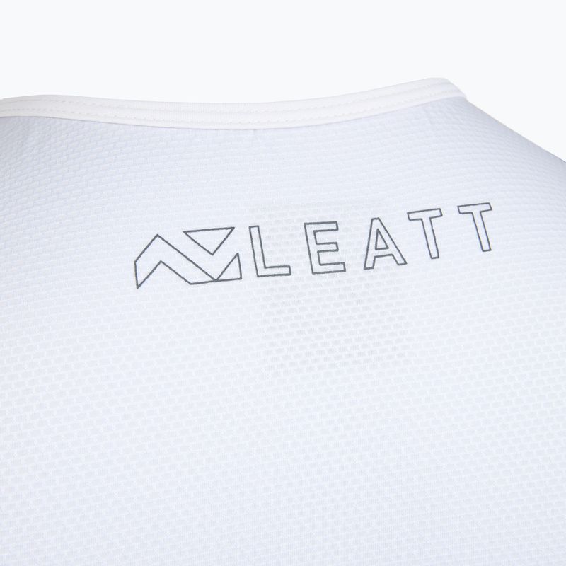 Férfi kerékpáros ujjatlan trikó Leatt Sleeveless Base white 4