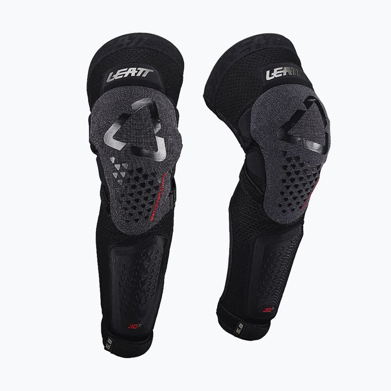 Kerékpáros térd- és sípcsontvédők Leatt 3DF 5.0 Evo EXT black 2