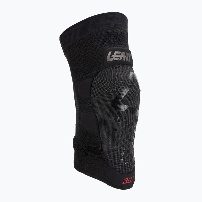 Leatt 3DF 5.0 Evo fekete kerékpáros térdvédők 3