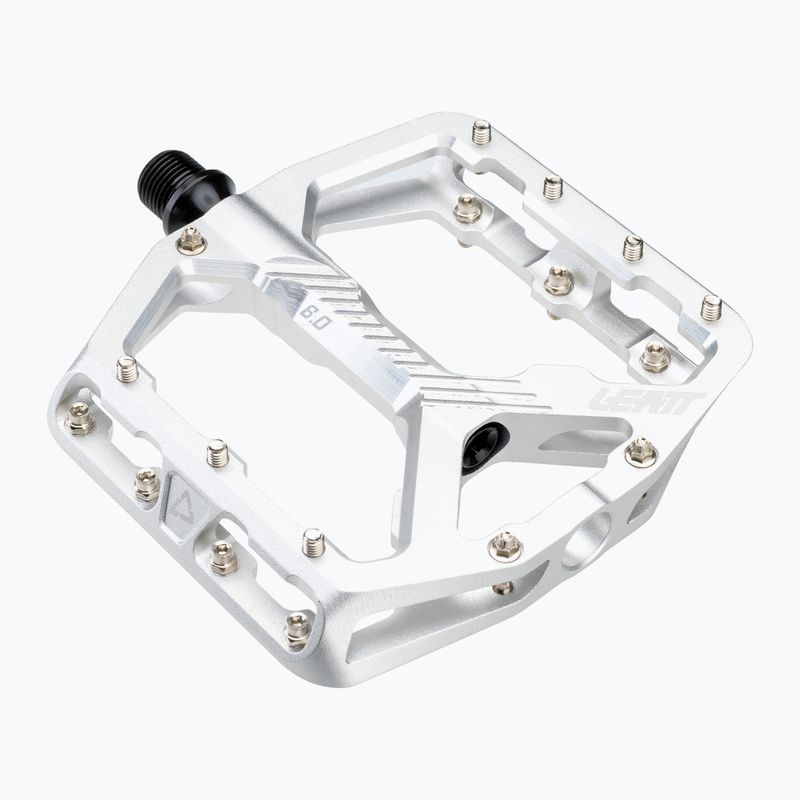 Leatt AllMnt 6.0 Flat ezüst kerékpár pedálok 2