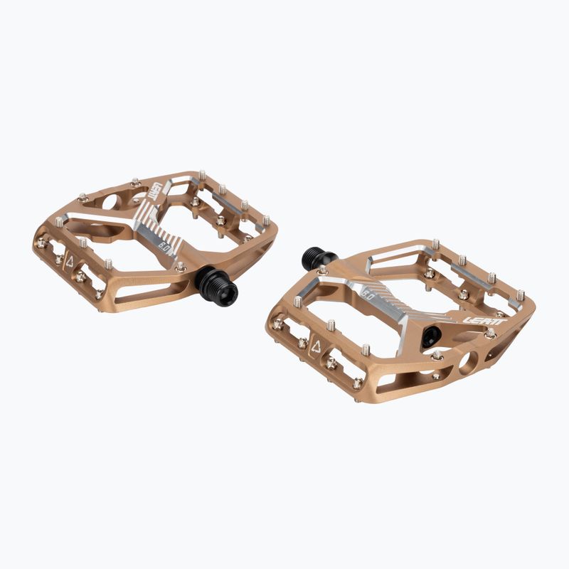 Leatt AllMnt 6.0 Flat Frost bronz kerékpár pedálok