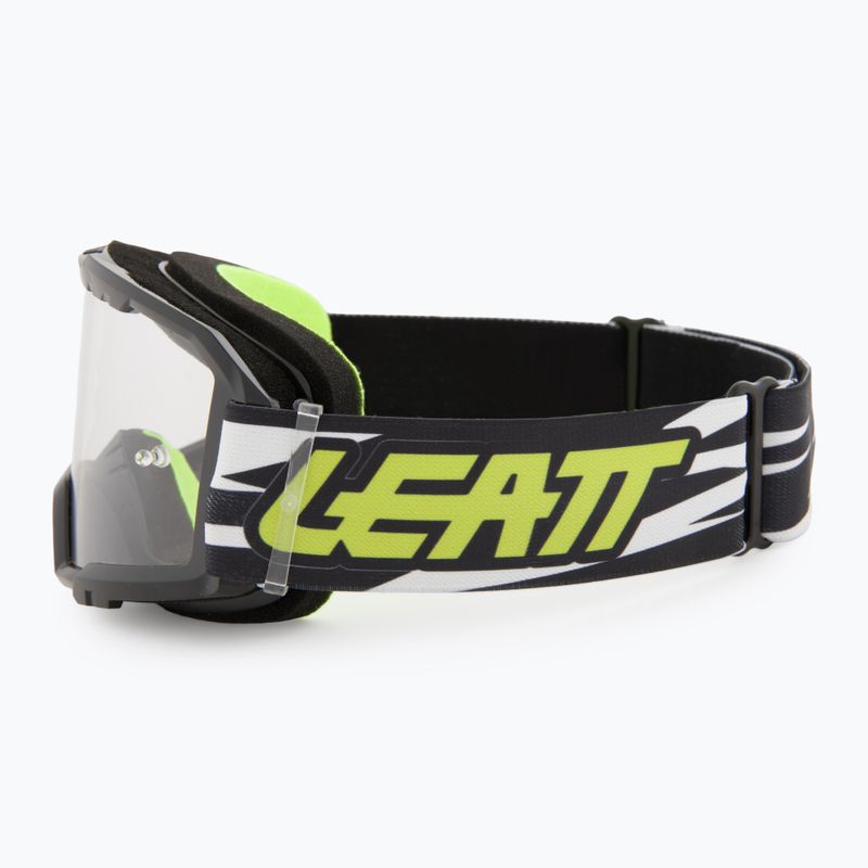 Gyerek kerékpáros szemüveg Leatt Vizion 2.5 Small black/neon yellow 4