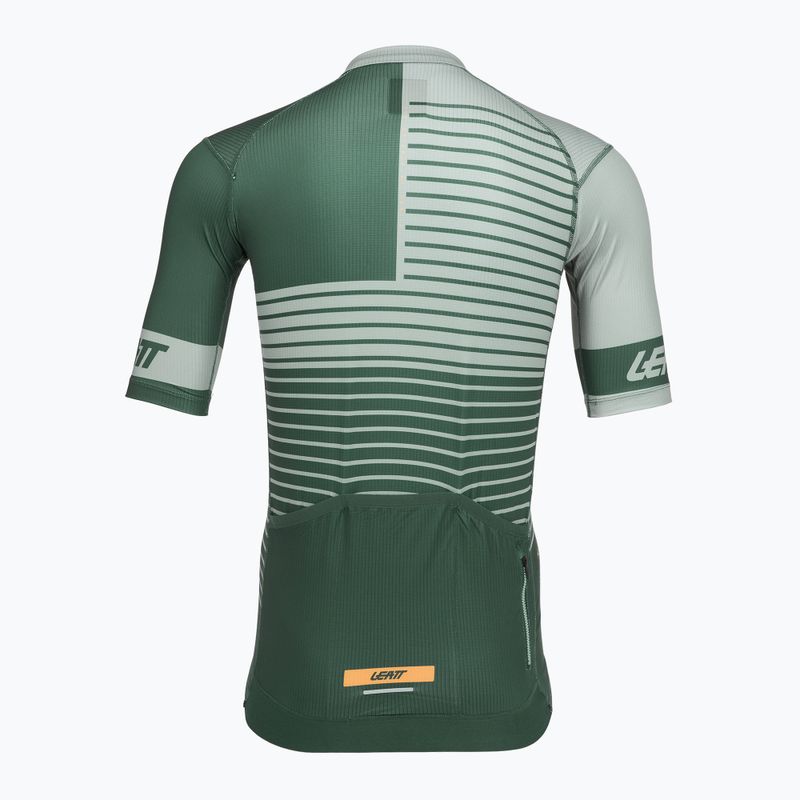 Férfi kerékpáros mez Leatt MTB Endurance 3.0 spruce green 2