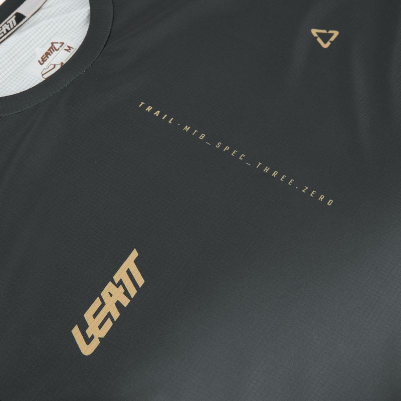 Férfi kerékpáros hosszú ujjú mez Leatt MTB Trail 3.0 ghost black 3