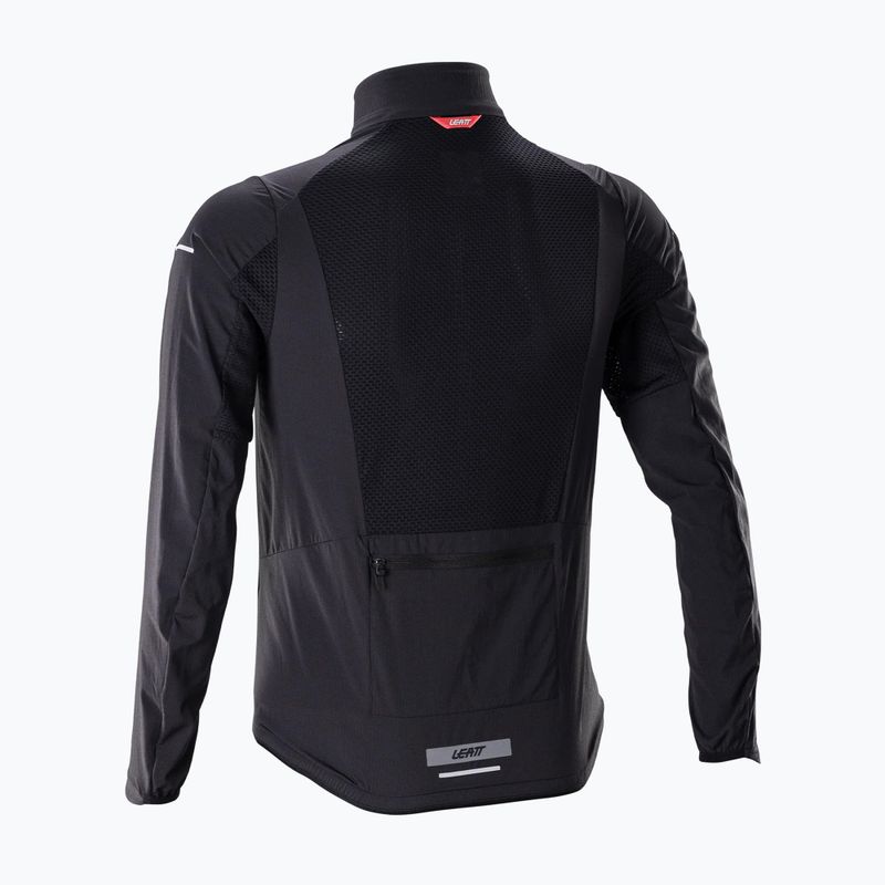 Leatt férfi kerékpáros dzseki MTB WindBlock 2.0 black 2