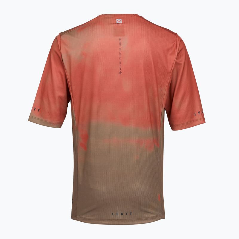 Férfi kerékpáros mez Leatt MTB Gravity 4.0 dusty red 2