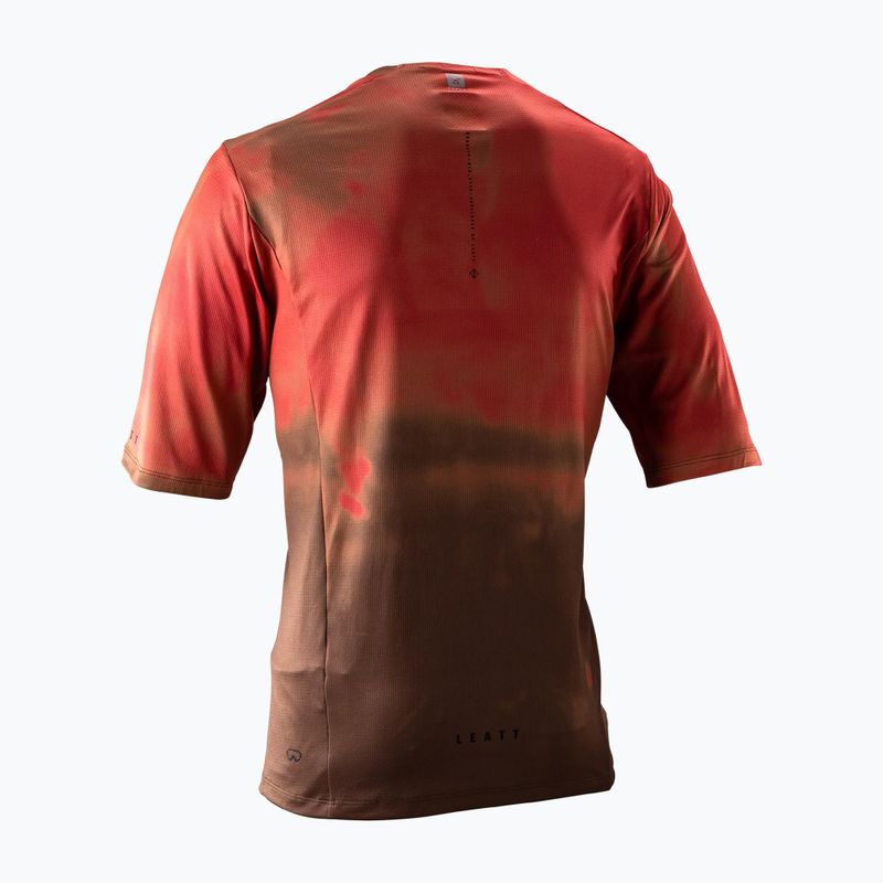 Férfi kerékpáros mez Leatt MTB Gravity 4.0 dusty red 2