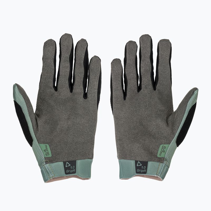 Kesztyűk kerékpáros férfi Leatt MTB 1.0 GripR mist green 3