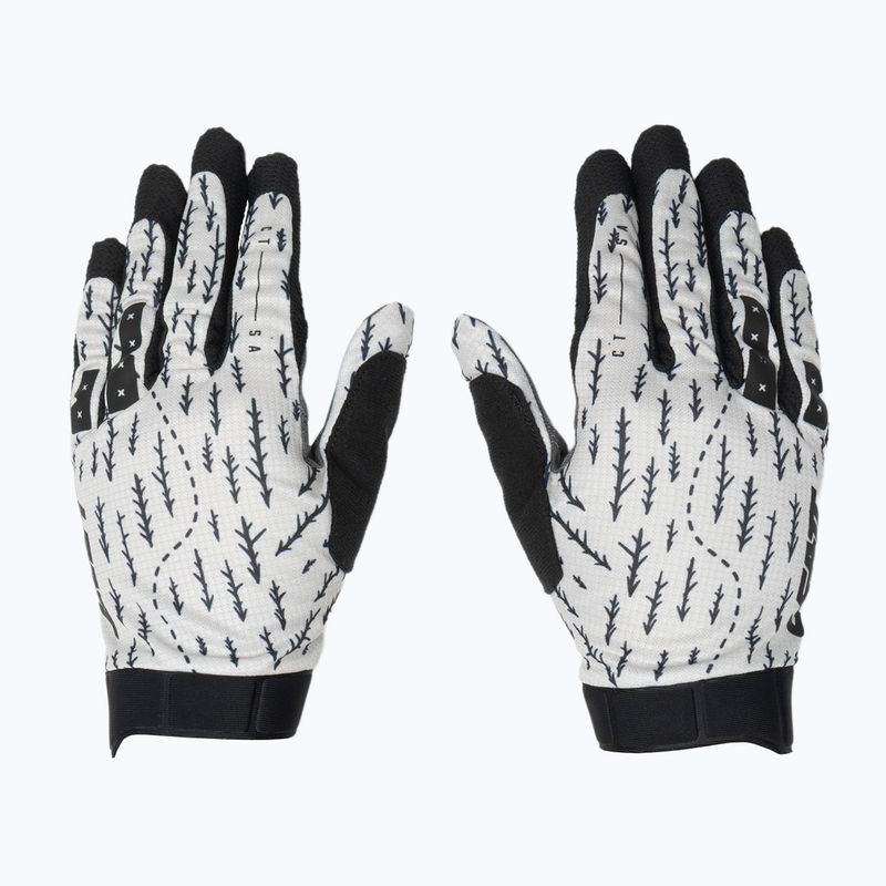 Férfi kerékpáros kesztyűk Leatt MTB 1.0 GripR trails white 2