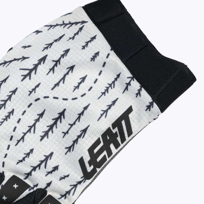 Férfi kerékpáros kesztyűk Leatt MTB 1.0 GripR trails white 4