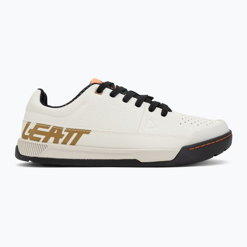 Leatt Flat 2.0 cream white férfi platform kerékpáros cipő 2