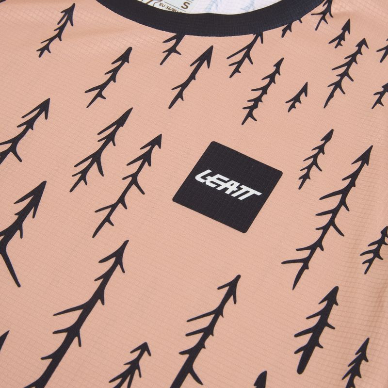 Női hosszú ujjú kerékpáros mez Leatt MTB Trail 3.0 trails pink 3