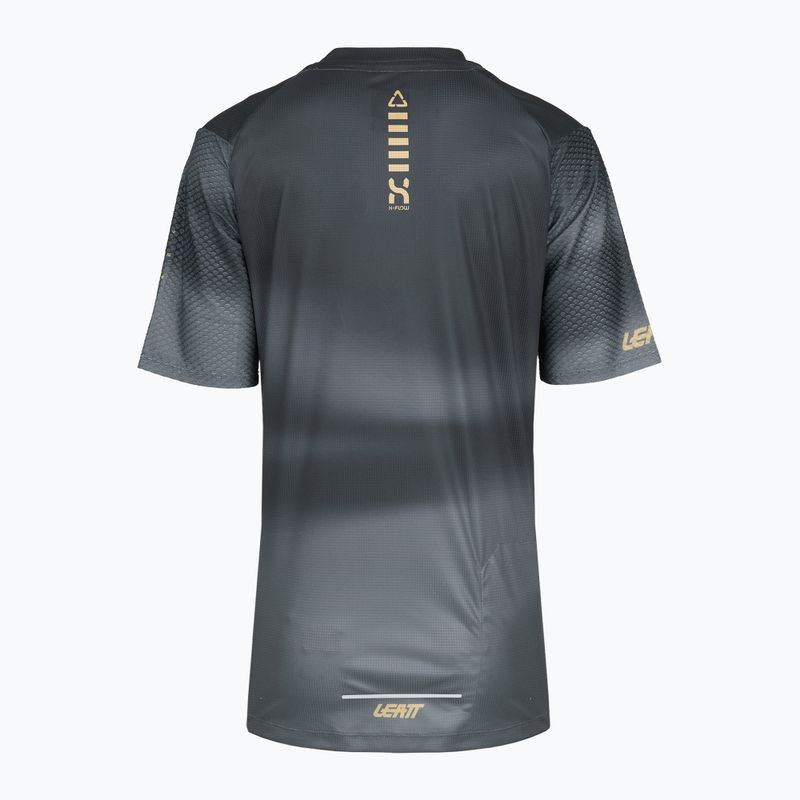 Női kerékpáros mez Leatt MTB Trail 3.0 ghost black 2