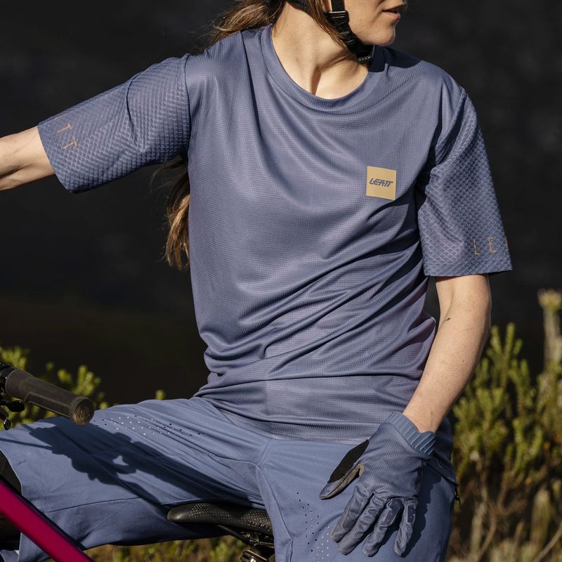 Női kerékpáros mez Leatt MTB Trail 3.0 cosmic blue 8