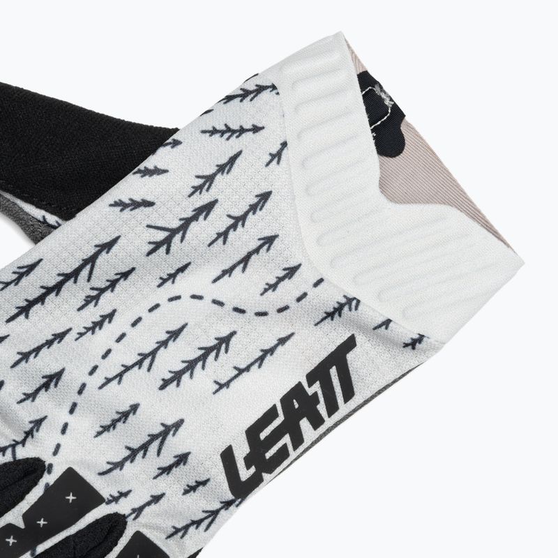 Kesztyűk kerékpáros női Leatt MTB 1.0 GripR trails white 4