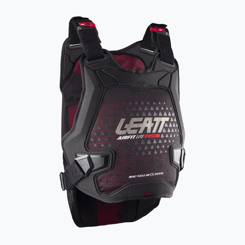 Kerékpáros csengő Leatt Chest Protector 3DF AirFit Evo Lite black 3