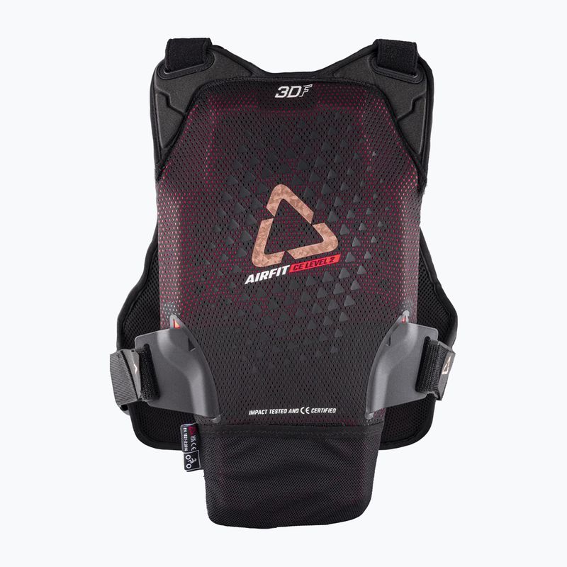 Kürt kerékpáros női Leatt Chest Protector 3DF AirFit Evo black 2