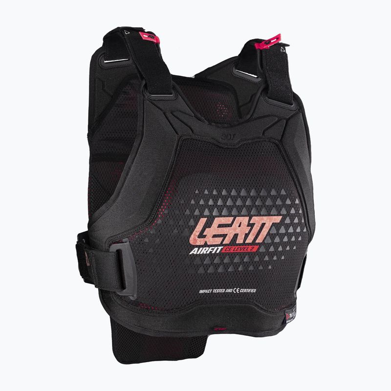 Kürt kerékpáros női Leatt Chest Protector 3DF AirFit Evo black 3
