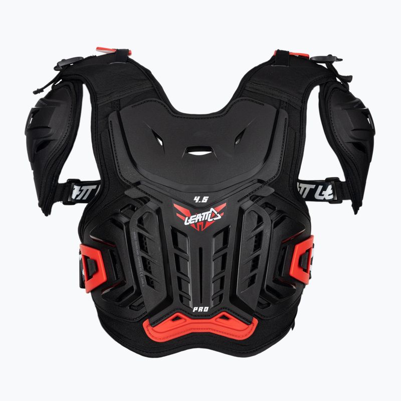 Leatt 4.5 Pro gyermek mellvédő fekete/piros 5017120130